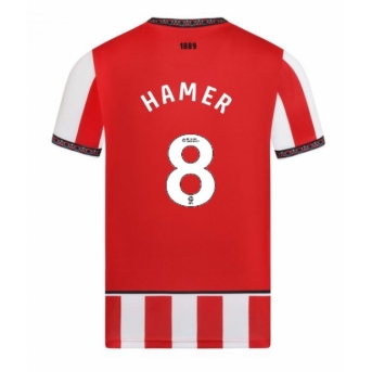 Billige Fotballdrakt Sheffield United Gustavo Hamer #8 Replika Hjemmedrakt 2025-26 Kortermet
